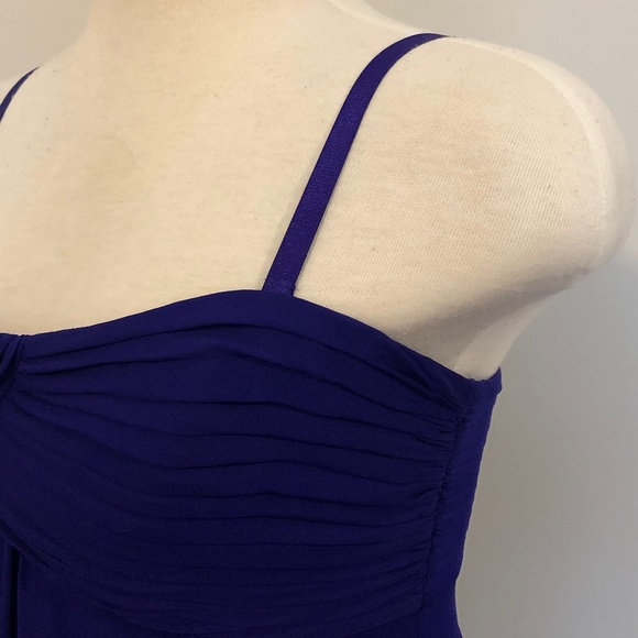 NWT Blue/Purple Silk BCBG Cocktail Dress - Picture 4 of 14